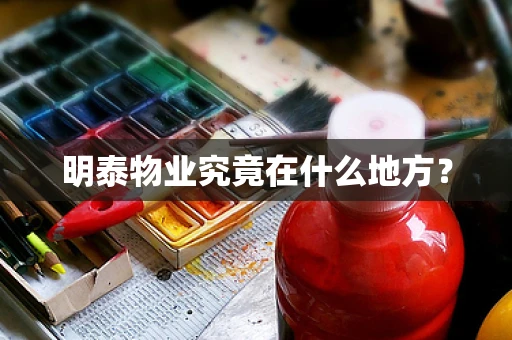 明泰物业究竟在什么地方？