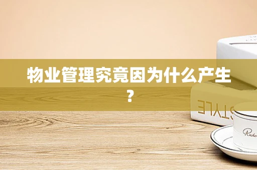 物业管理究竟因为什么产生？