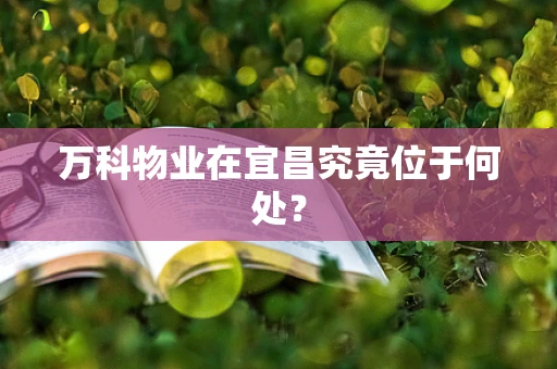 万科物业在宜昌究竟位于何处？