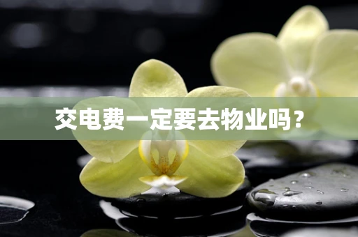 交电费一定要去物业吗？