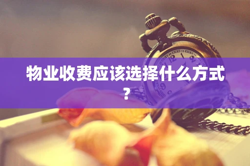 物业收费应该选择什么方式？