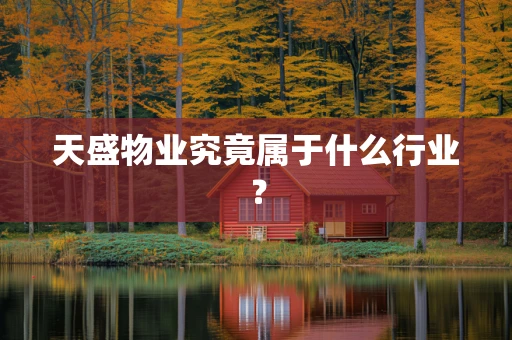 天盛物业究竟属于什么行业？