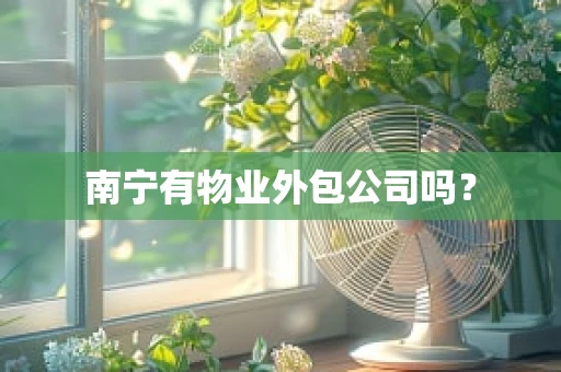 南宁有物业外包公司吗？