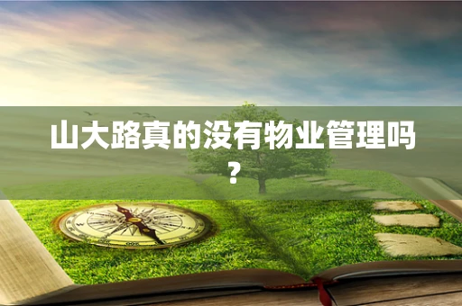 山大路真的没有物业管理吗？