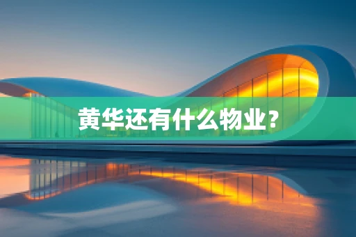 黄华还有什么物业？