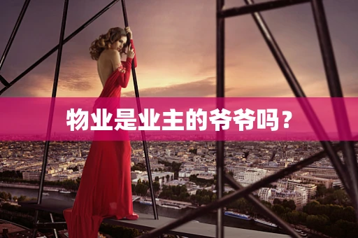 物业是业主的爷爷吗？