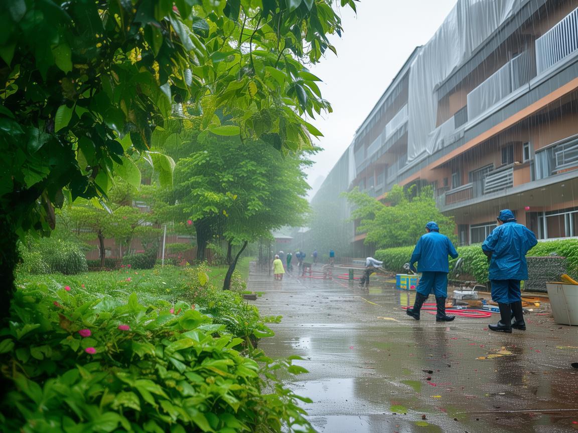 下雨天物业该做什么准备？